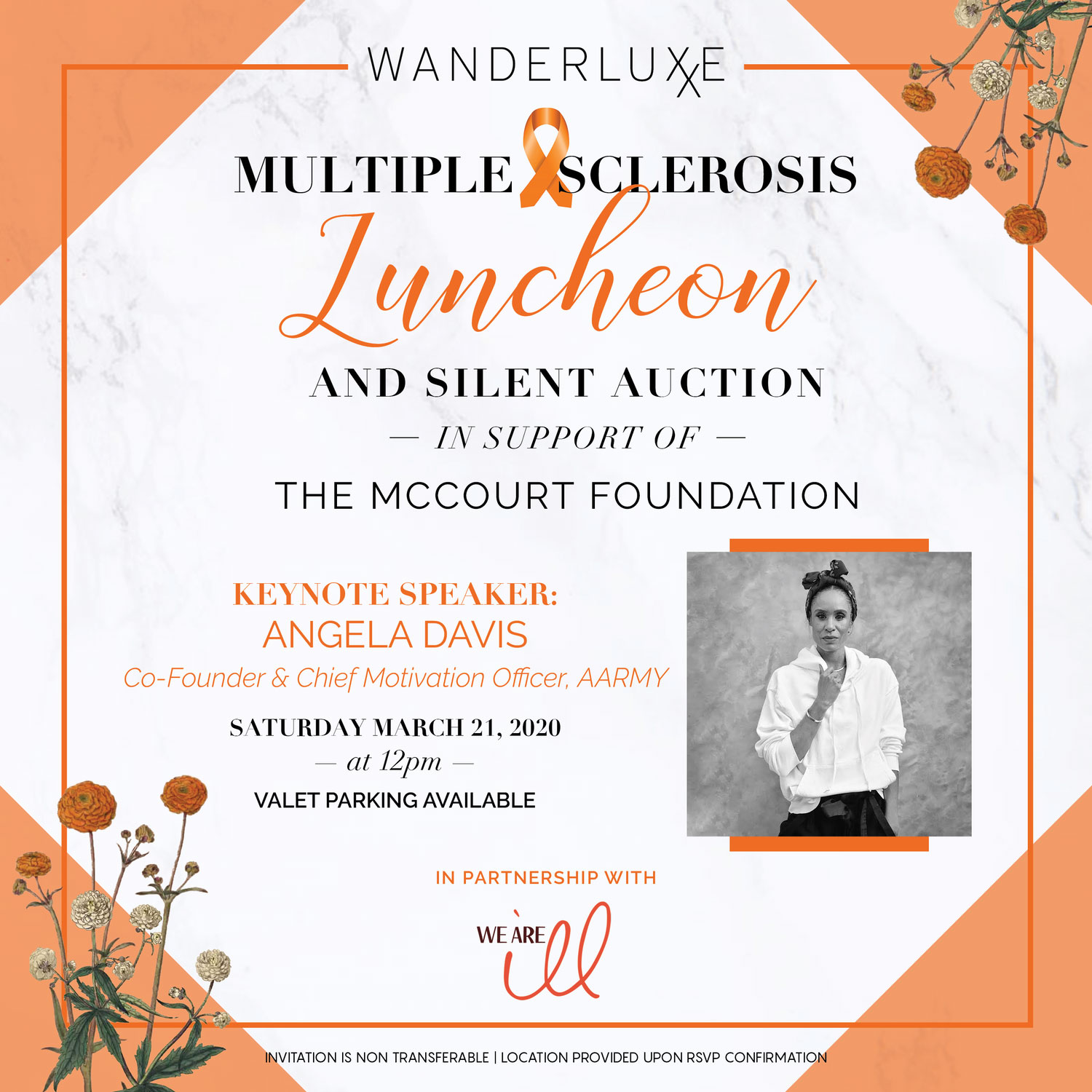 Multiple Sclerosis Luncheon and Silent Auction info